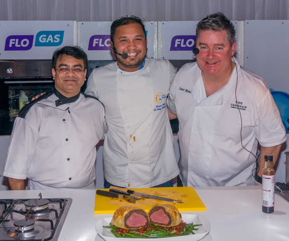 Live cooking demonstration